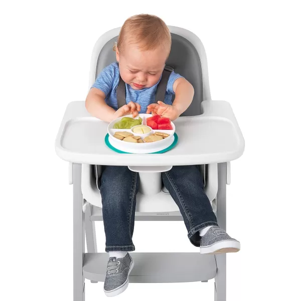 OXO Tot Stick &amp; Stay Suction Divided Plate - Navy