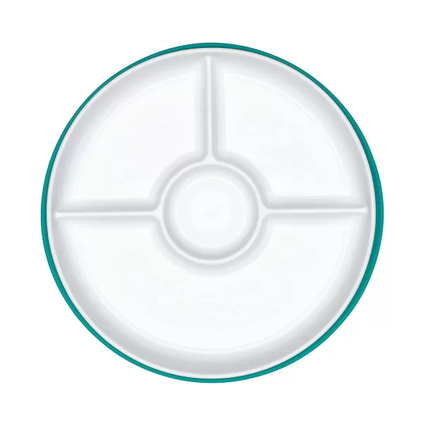 OXO Tot Stick &amp; Stay Suction Divided Plate - Navy