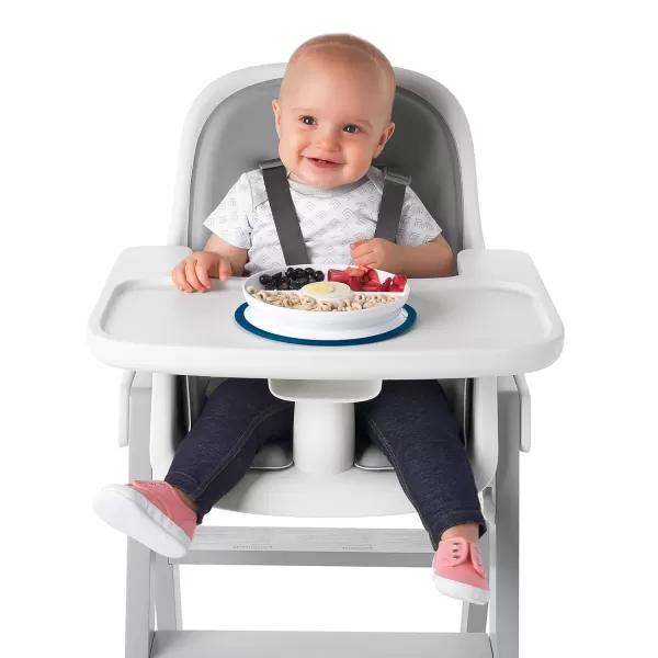 OXO Tot Stick &amp; Stay Suction Divided Plate - Navy