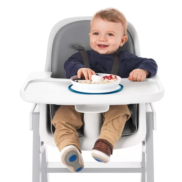 OXO Tot Stick &amp; Stay Suction Divided Plate - Navy