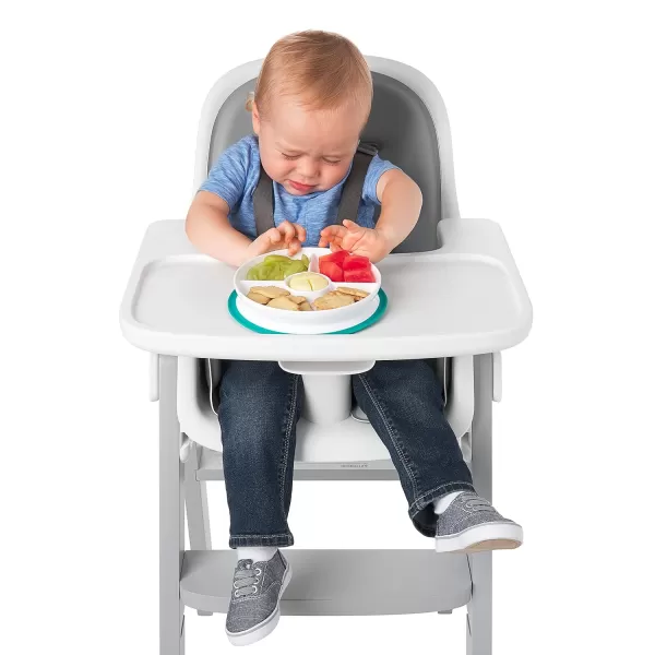 OXO Tot Stick &amp; Stay Suction Divided Plate - Navy