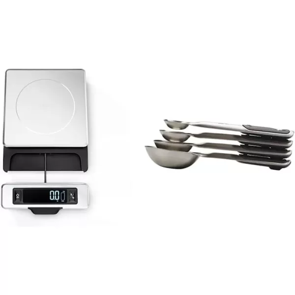 OXO Good Grips 11-Pound Stainless Steel Food Scale with Pull-Out Display