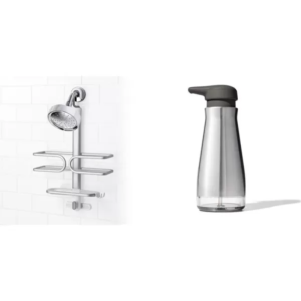 OXO Good Grips 3 Tier Aluminum Shower Caddy