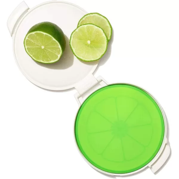 OXO Good Grips Cut &amp; Keep Reusable Silicone Produce Saver Set - Onion and Lemon