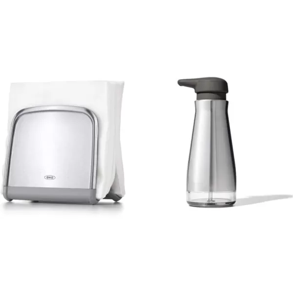 OXO Good Grips Neat Napkin Holder, Stainless Steel