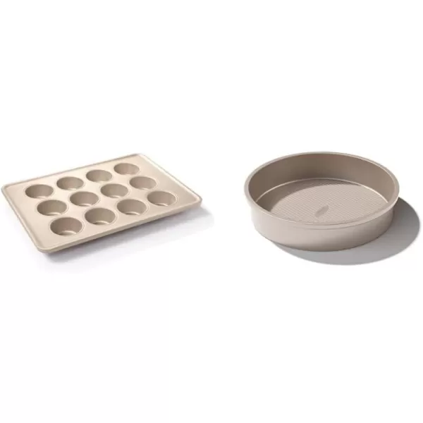 OXO Good Grips Non-Stick Pro Cake Pan Square 9 x 9 Inch, brown