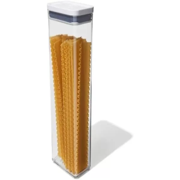 OXO Good Grips POP Container, 1.2 Qt - Rectangle - Pasta, Transparent