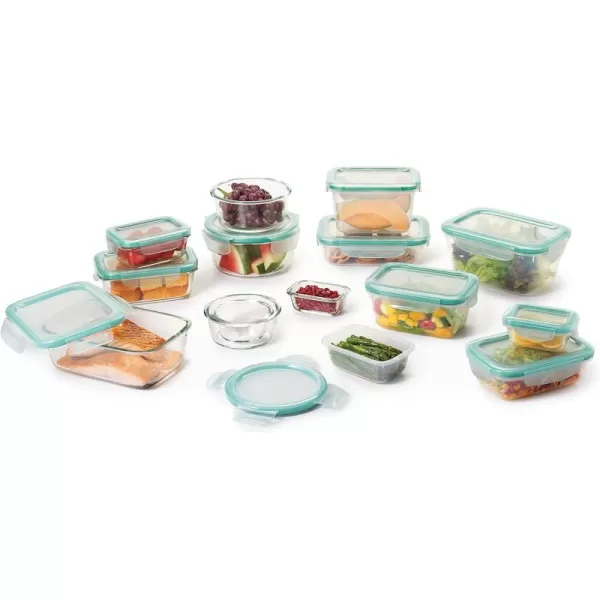 OXO Good Grips Smart Seal Leakproof Plastic Food Storage Container Set