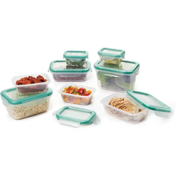 OXO Good Grips Smart Seal Leakproof Plastic Food Storage Container Set
