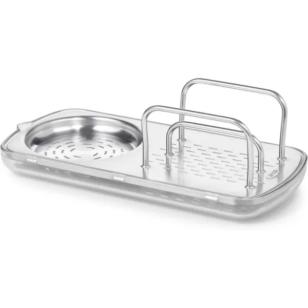 OXO Good Grips Stainless Steel Sponge Holder,Black