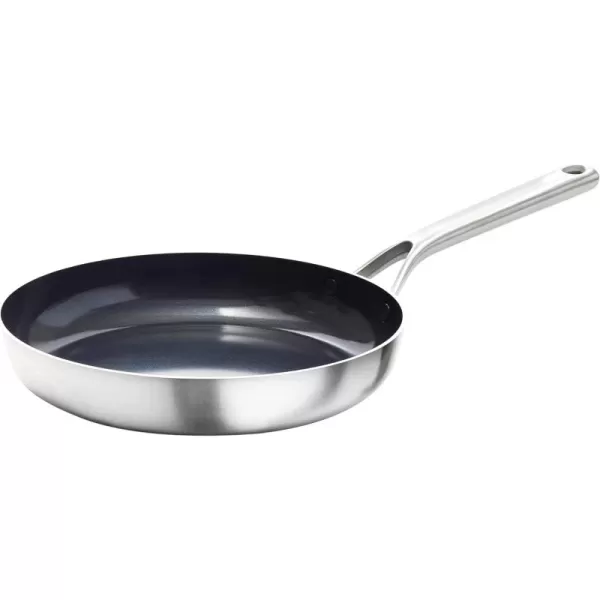 OXO Mira Tri-Ply Stainless Steel PFAS-Free Nonstick, 12" Frying Pan Skillet, Induction, Multi Clad, Dishwasher and Metal Utensil Safe