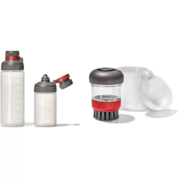OXO Outdoor Leakproof Squeeze Bottle Set, 3, 6 oz