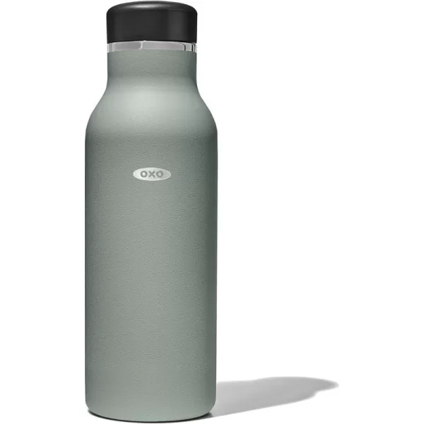 OXO Strive 20oz Insulated Water Bottle with Standard Lid - Aquamarine