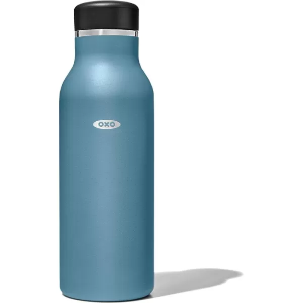 OXO Strive 20oz Insulated Water Bottle with Standard Lid - Aquamarine