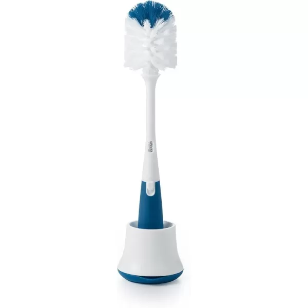OXO Tot Bottle Brush with Nipple Cleaner and Stand - Gray
