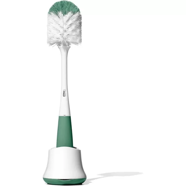 OXO Tot Bottle Brush with Nipple Cleaner and Stand - Gray