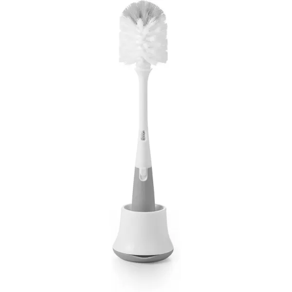 OXO Tot Bottle Brush with Nipple Cleaner and Stand - Gray