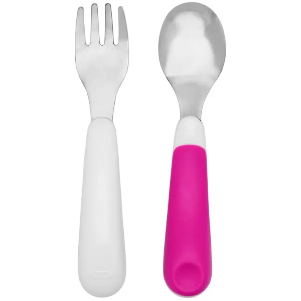 OXO Tot On-The-Go Fork and Spoon Set - Dusk