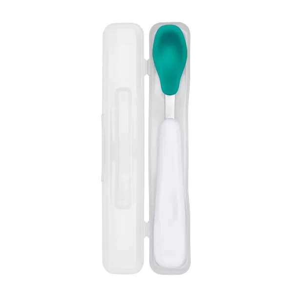 OXO Tot On-the-Go Feeding Spoon with Travel Case - Teal