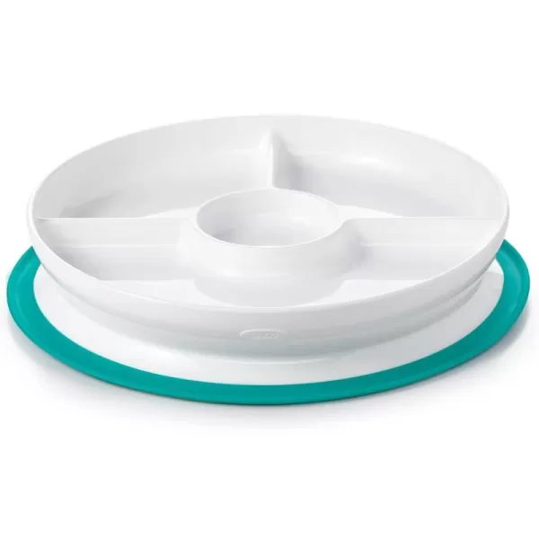 OXO Tot Stick &amp; Stay Suction Divided Plate - Navy