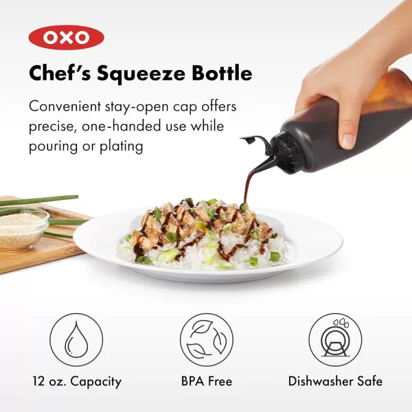 OXO Chef's Condiment Squeeze Bottles  - Large 16 oz