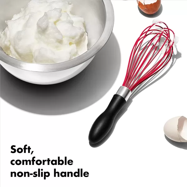 OXO Good Grips 11-Inch Silicone Balloon Whisk - Red