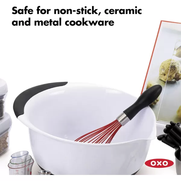 OXO Good Grips 11-Inch Silicone Balloon Whisk - Red