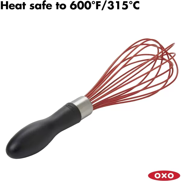 OXO Good Grips 11-Inch Silicone Balloon Whisk - Red