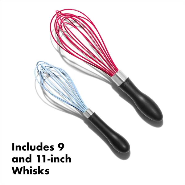 OXO Good Grips 11-Inch Silicone Balloon Whisk - Red
