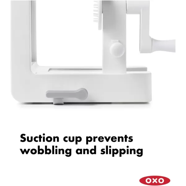 OXO Good Grips 3-Blade Tabletop Spiralizer with StrongHold Suction, White