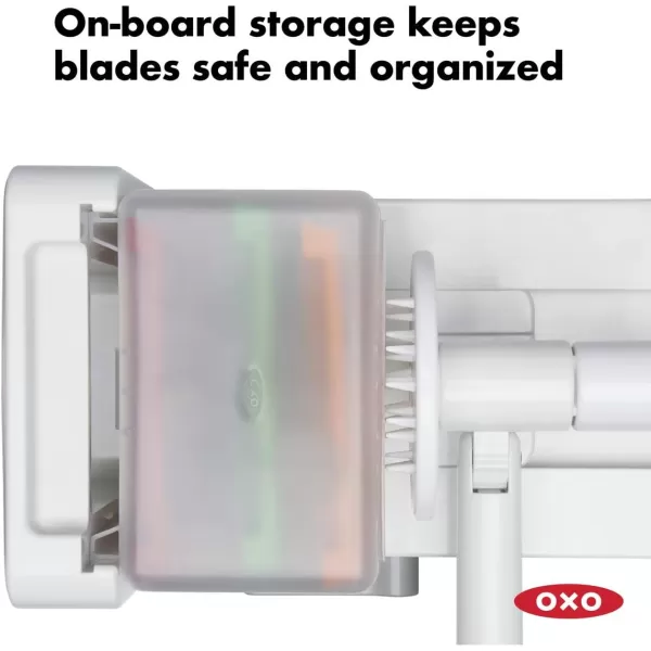 OXO Good Grips 3-Blade Tabletop Spiralizer with StrongHold Suction, White