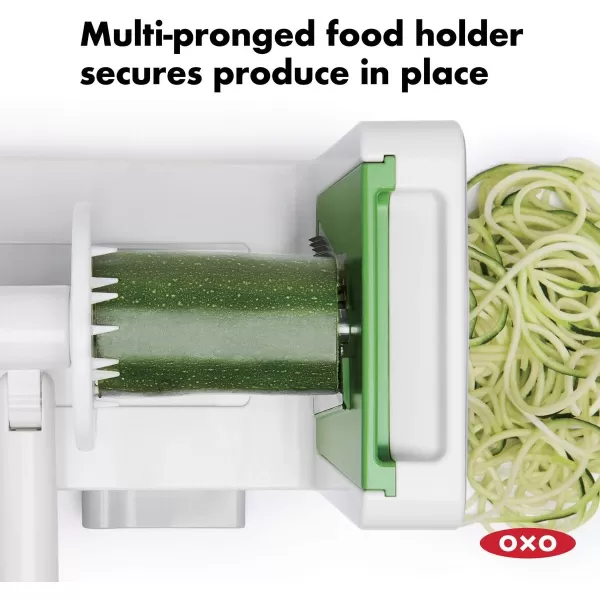 OXO Good Grips 3-Blade Tabletop Spiralizer with StrongHold Suction, White