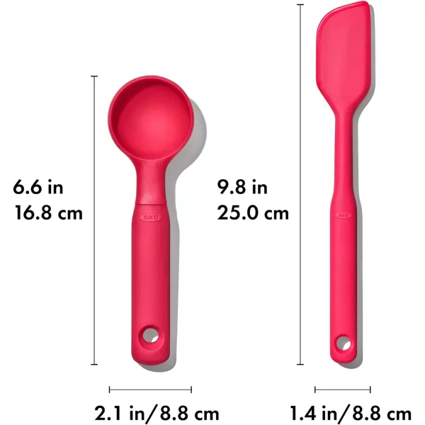 OXO Good Grips 3-Piece Silicone Cookie Scoop Set