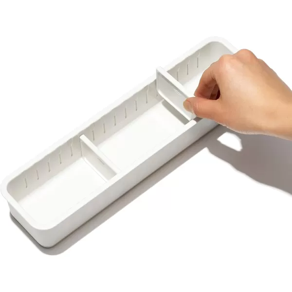 OXO Good Grips 4-Piece Complete Adjustable Drawer Bin Set with Removable Dividers