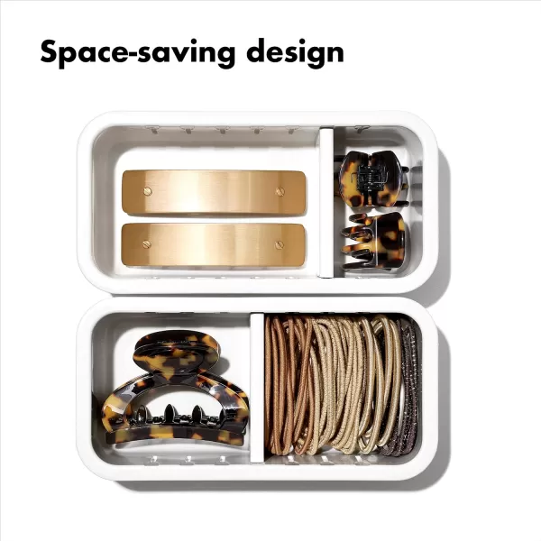 OXO Good Grips 4-Piece Complete Adjustable Drawer Bin Set with Removable Dividers