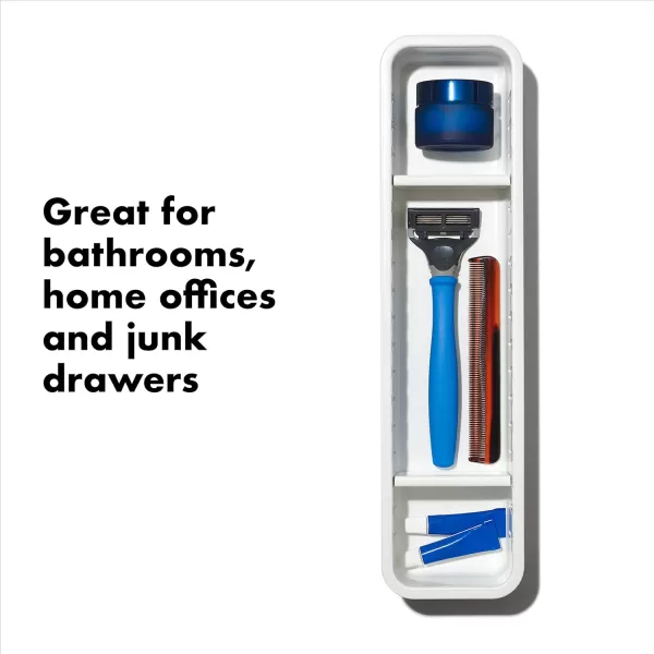 OXO Good Grips 4-Piece Complete Adjustable Drawer Bin Set with Removable Dividers