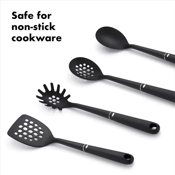 OXO Good Grips 4-Piece Nylon Tool Set, 2.3, Black