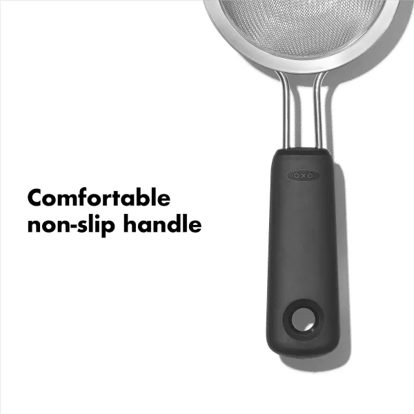 OXO Good Grips 6-in Double Rod Strainer , Black