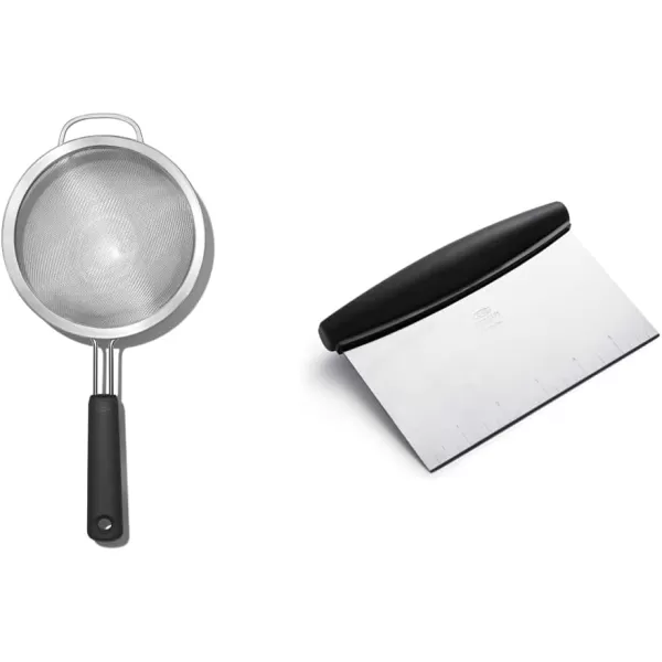 OXO Good Grips 6-in Double Rod Strainer , Black
