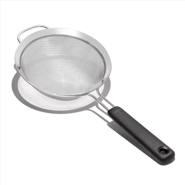 OXO Good Grips 6-in Double Rod Strainer , Black