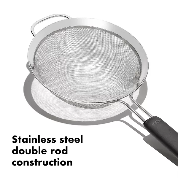 OXO Good Grips 6-in Double Rod Strainer , Black