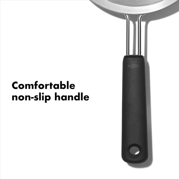 OXO Good Grips 6-in Double Rod Strainer , Black