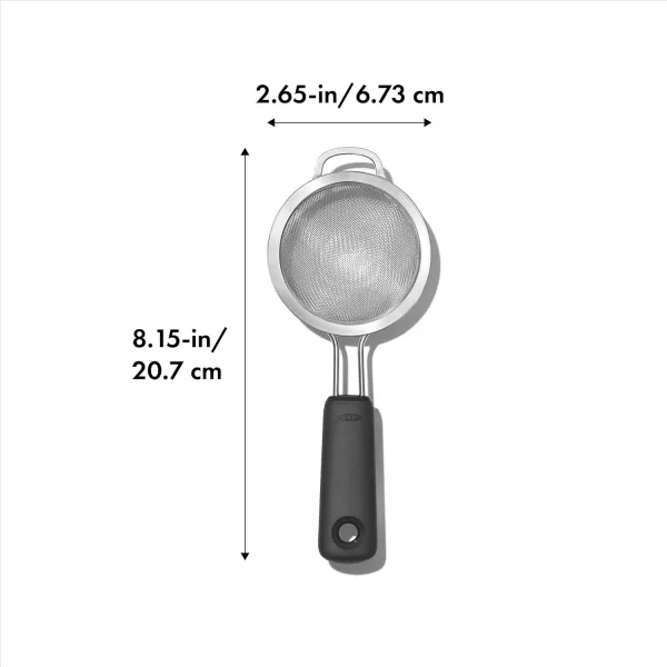 OXO Good Grips 6-in Double Rod Strainer , Black