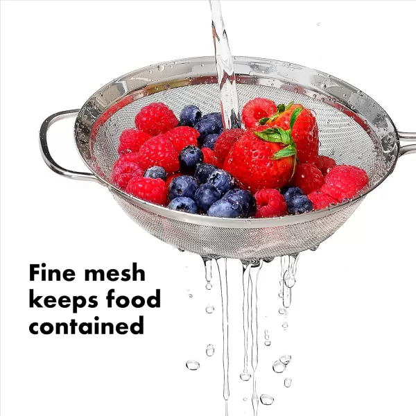 OXO Good Grips 6-in Double Rod Strainer , Black