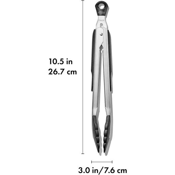 OXO Good Grips 9-Inch Locking Tongs with Nylon Heads