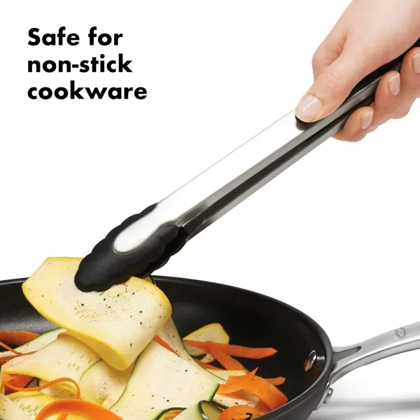 OXO Good Grips 9-Inch Locking Tongs with Nylon Heads