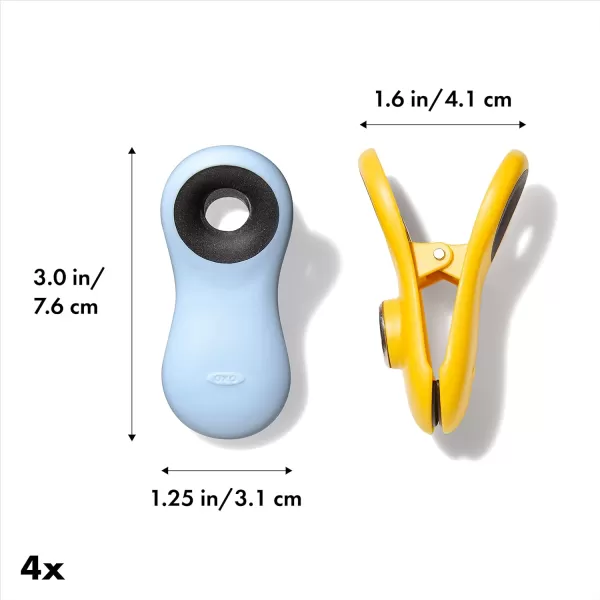 OXO Good Grips All-Purpose Magnetic Clips - 4 Pc Assorted
