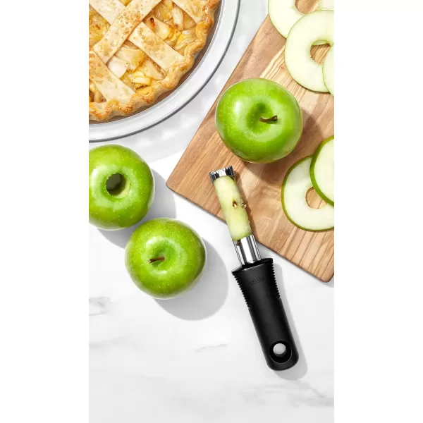 OXO Good Grips Apple Corer,1 EA, Silver/Black