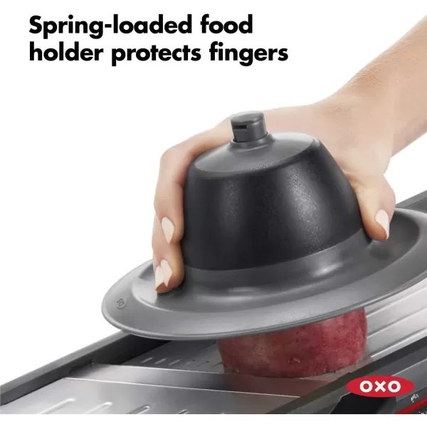 OXO Good Grips Chef's Mandoline Slicer 2.0, Black &amp; Steel