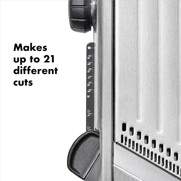 OXO Good Grips Chef's Mandoline Slicer 2.0, Black &amp; Steel